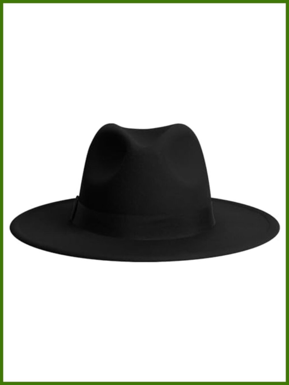 Wide Brim Fedora Hat Classic Panama Dress Hat Adjustable Felt with Band
